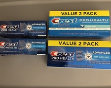 Crest Pro-Health Advanced Clean Mint Toothpaste Varieties LOT OF 6 New