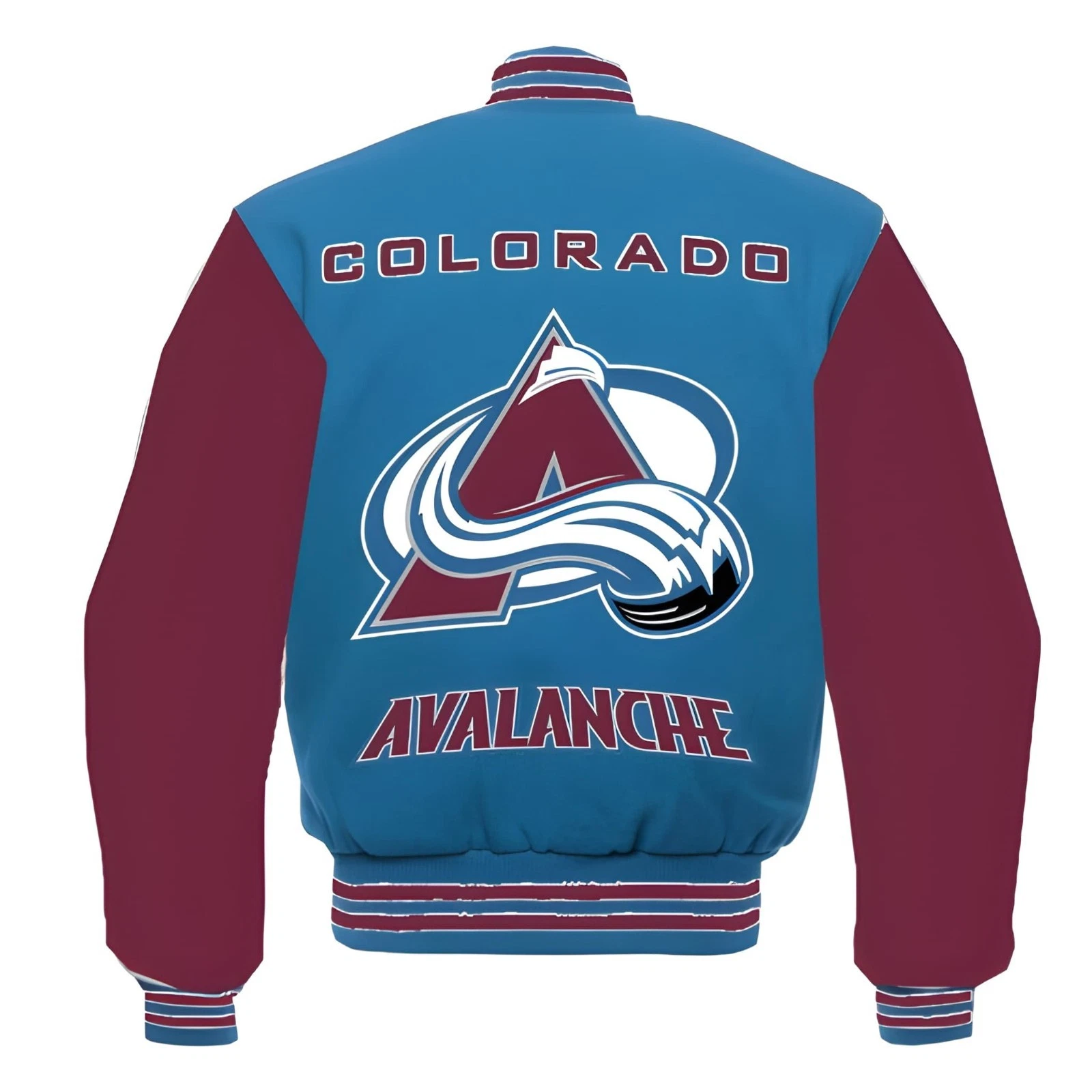 Colorado Avalanche Baseball Jacket, Baseball Jacket Gift for Fan