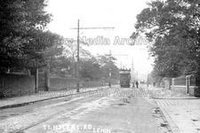 Txx-94 Open Topped Tram, St Helen's Road, Leigh, Lancashire. Photo