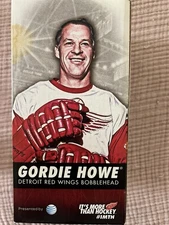 NEW RARE Gordie Howe Mr. Hockey Detroit Red Wings Bobblehead SGA 3-31-15