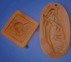 2 Cotton Press Clay Molds Of Angels Multi Uses Cookies Soap Barron 90s 