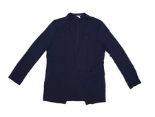 Venus Blazer Womens 10 Open Front Long Sleeve Lightweight Jacket Office Workwear