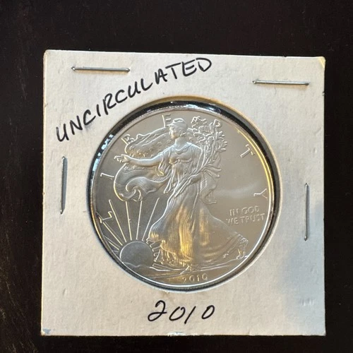 U.S. Mint American Eagle 2010 1 oz Silver Coin Business Strike .999 Fine