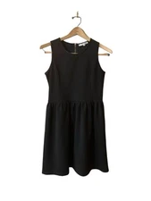 Joy Joy Women Dress Sz S Black Sleeveless Basic Business Casual   N6