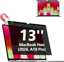 Screen Protector for MacBook Neo 13 Inch - Magnetic Privacy Filter, Anti Glare