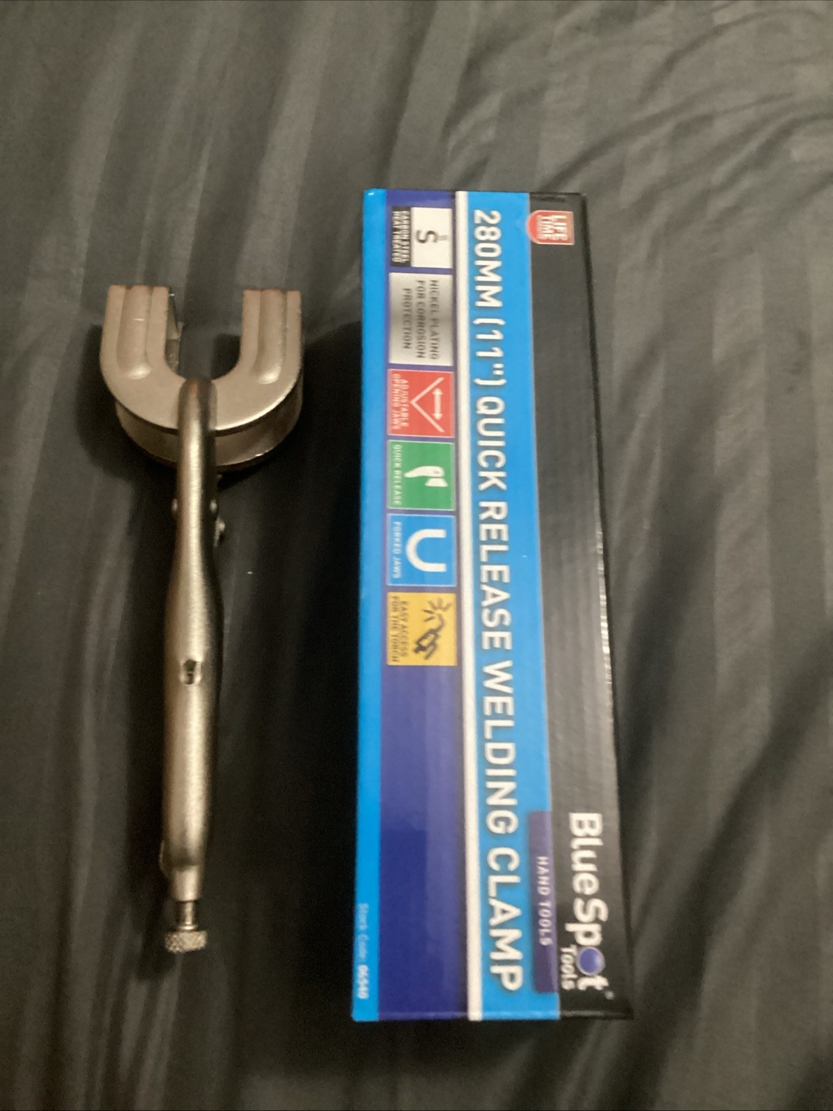 Bluespot 280 Mm Quick Release Welding Clamp