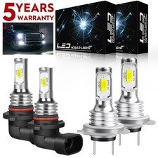 For Mazda 3 i S Sedan 4-Door 2.0L 2.3L 2004-2009 CSP LED Headlight Bulbs 9005 H7