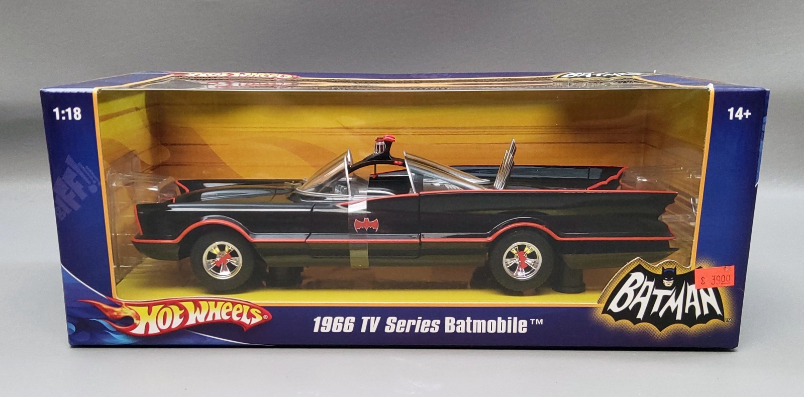 Hot Wheels Batman Batmobile 1966 1:18 L2090