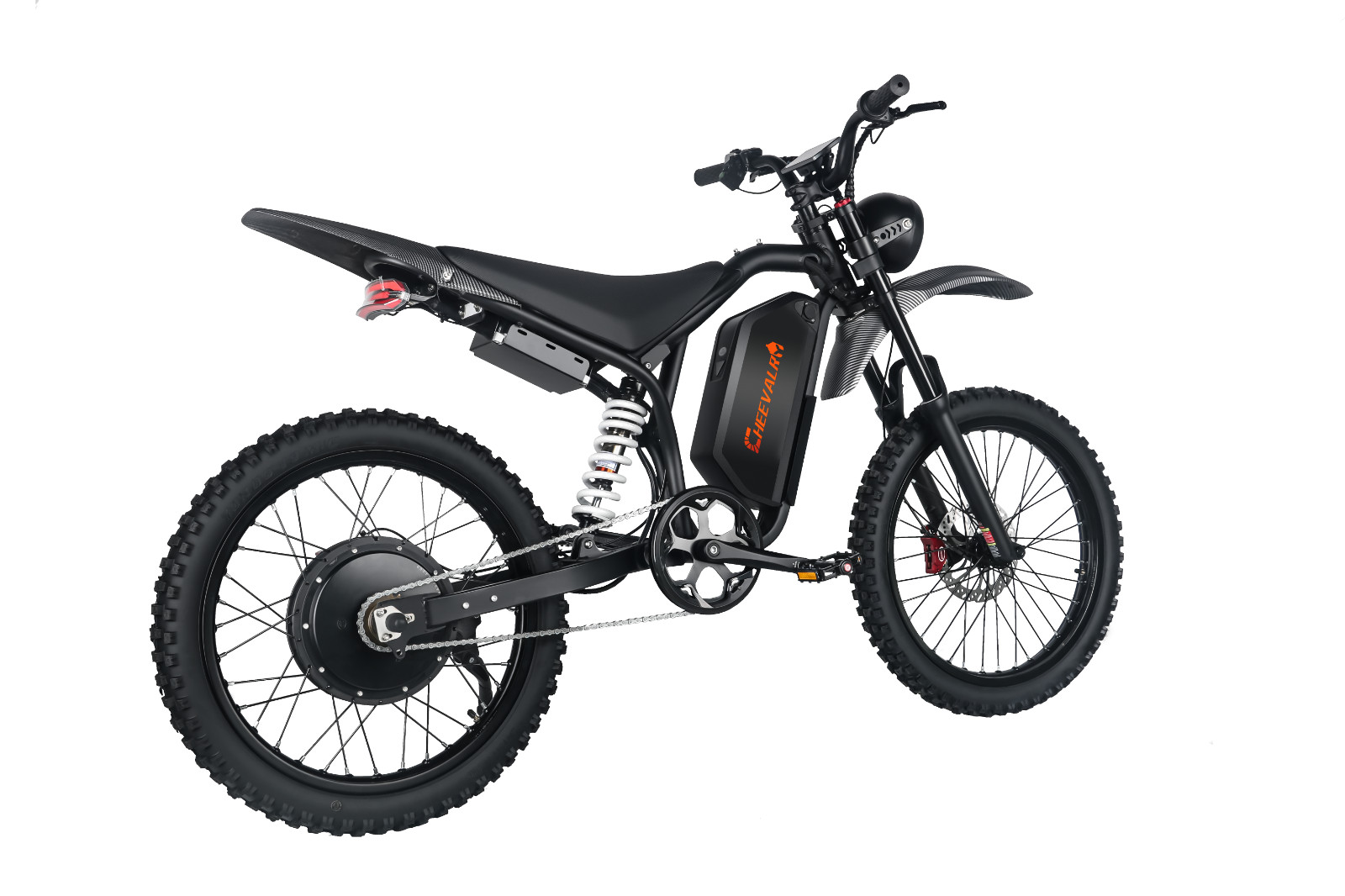 6000W Electric Dirt Bike E-Motorcycles 60V 32Ah 20" E-MoutainBike w/NFC 45MPH US