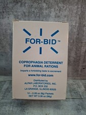 For-Bid Coprophagia Deterrent for Animal Rations 12 - 0.28 oz 8g Packets
