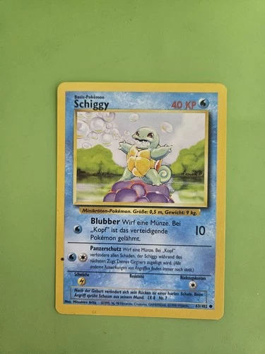 Starter pokemon cards German Charmander Squirtle Bulbasaur Base Set - Picture 7 of 8