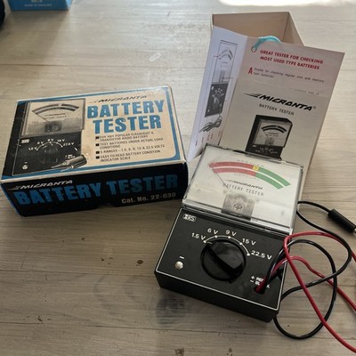 Battery Tester  MIRCANTA  CAT. No.22-030ca. 1970