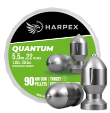 Harpex Quantum Airgun pellets .22 Caliber - Heavy Impact 29.6gr / 1.92g - 90ct