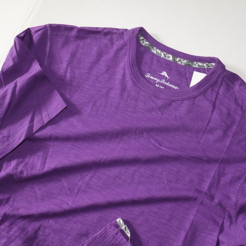 Tommy Bahama T Tee Shirt Bali Beach Crew Marlin Grape Purple New SS Medium M