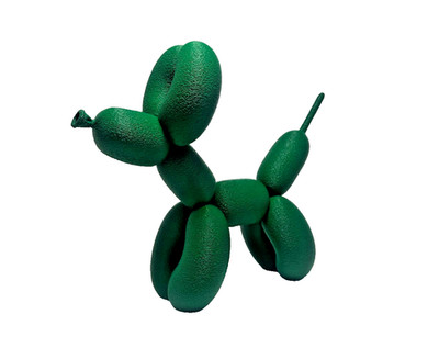 3D Printed Balloon Dog Sculpture   Modern Art Decor Figurine Jeff Koons Inspired
