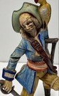 Vintage Pirate Figurine Depose Italy 7 Inch Resin on Carrara Marble Base — photo 2