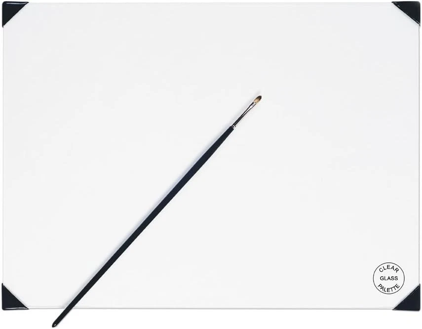 Versatile 12 x 16 inch Tempered Glass Painting Palette - Ideal for All Mediums - Image 3 of 4