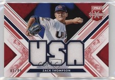 2019 Elite Extra Edition USA National Team Materials Red 2/49 Zack Thompson 19wd