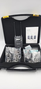Wireless Lavalier Microphone Set - Movo WMX-20-DUO Dual-Channel UHF - Open Box