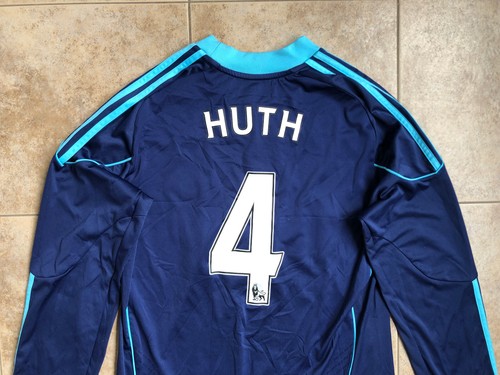 Maglia calcio manica lunga Stoke City Adidas Away 2010-2011 taglia L #4 Huth - Foto 12 di 13