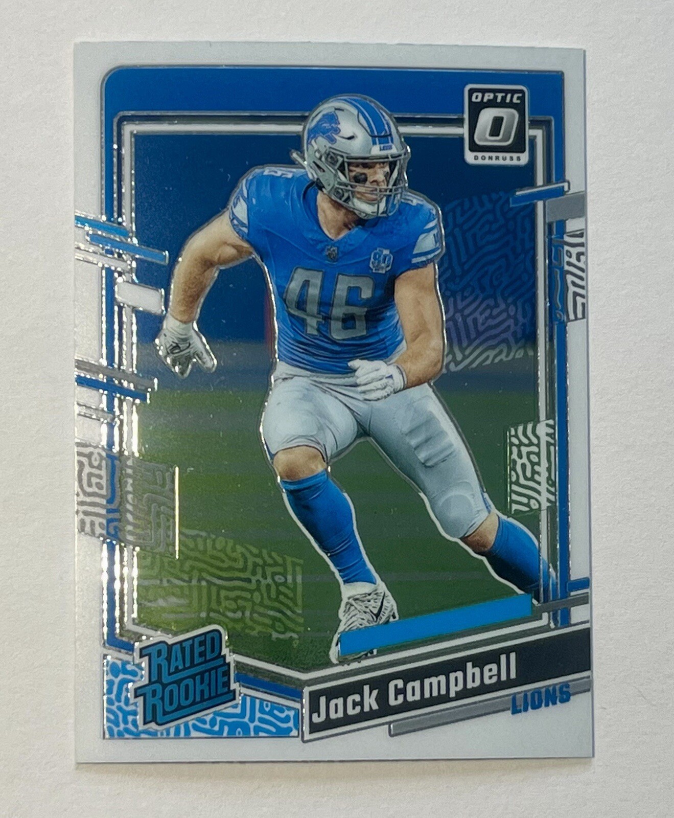 2023 Panini Donruss Optic Jack Campbell Rated Rookie #235 Detroit Lions
