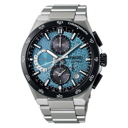 セイコー アストロン 8X82-0AC0-1 Seiko Astron 8X82-0AC0-1 GPS Ceramic St.Steel Blk Slv 10Bar