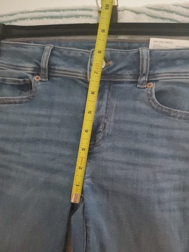 American Eagle Jeans Super Stretch High Rise Jeggings Dark Wash U.S Sz0 X-short - Picture 10 of 13