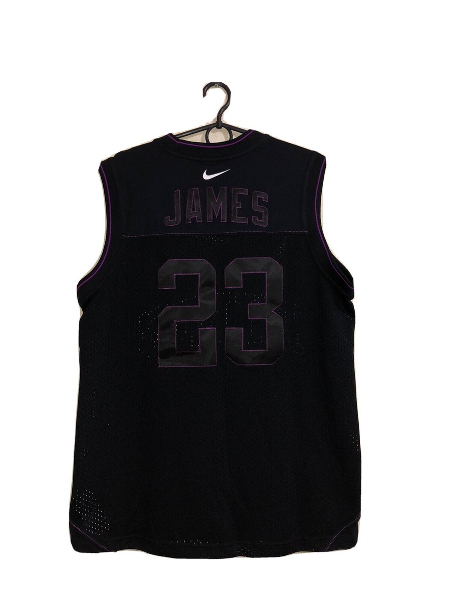 King James Lebron James Nike Air Jersey Stitched Mens Large