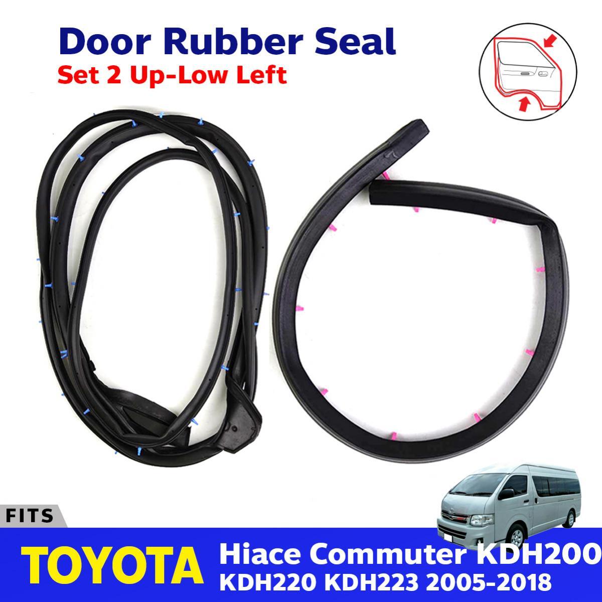 For Toyota Hiace Commuter KDH22 2005-18 Door Rubber Seal Up-Low