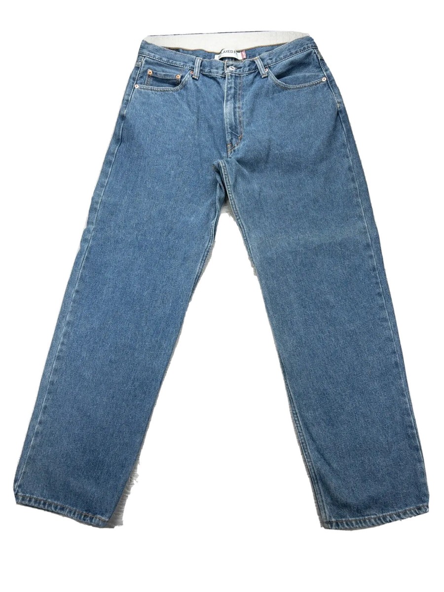 Levis 550 relaxed fit jeans 36x32 medium wash Y2K baggy denim | eBay