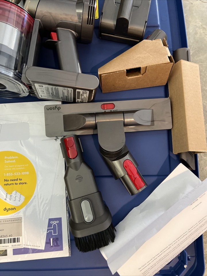 Dyson V7 SV11 Animal+ Cordless Stick Vacuum Purple and Iron with 6