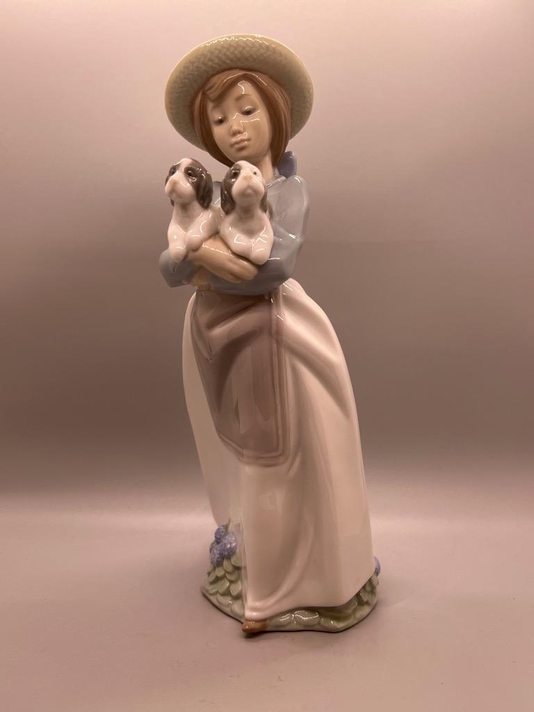 ★LLADRO★NAO★ねぇ、遊ぼうよ！③(美品) Nao by Lladro What an Armful Kids with Animals Figurine 1156 | eBay