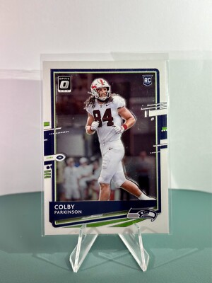 Colby Parkinson - 2020 Panini Donruss Optic Rookie - Seattle Seahawks
