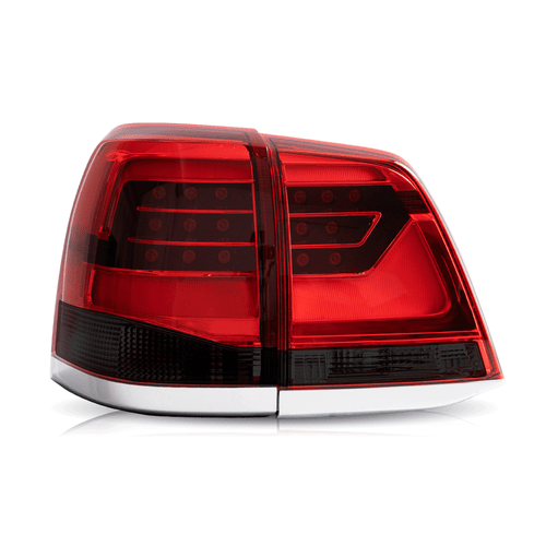 Taillights Full LED For 2008-2015 TOYOTA LAND CRUISER w/Amber Turn Signal - Picture 2 of 15