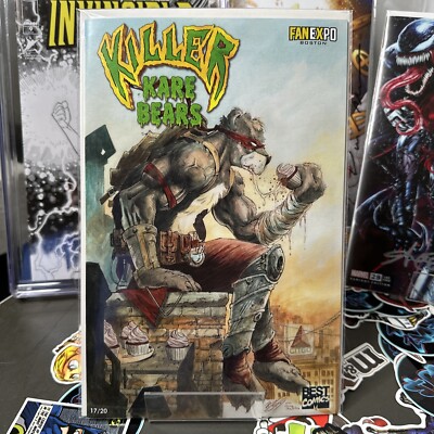 Killer Kare Bears Fan Expo Boston 2023 Exclusive TMNT Homage Trade Dress 17/20