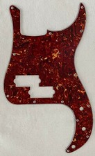 For Fender '62 Precision P Bass Guitar Pickguard,4 Ply Red Tortoise