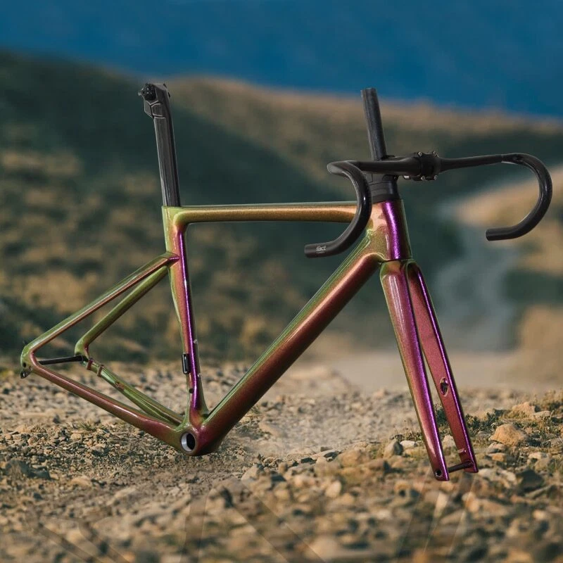 700C Carbon Road Bike Frameset Racing Bicycle Frame Disc Brake 49 52 54 56 58cm