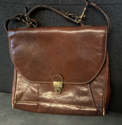 THE TREND Made in ITALY Damen Tasche Echtes Leder Schulter Tasche