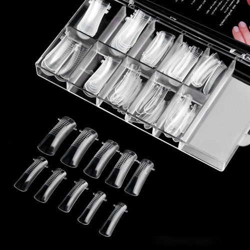 1 Set Maniküre Verlängerung Nägelfrei Papier Maniküre Kristall Nagelformen (weiß) - Bild 12 von 12