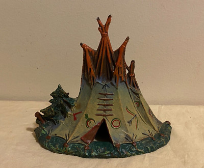Vintage Elastolin Teepee German Composition Toy as-78