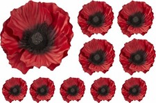 Red Poppy Flower Decals Car Sticker Remembrance Lest we Forget  Decorations Art