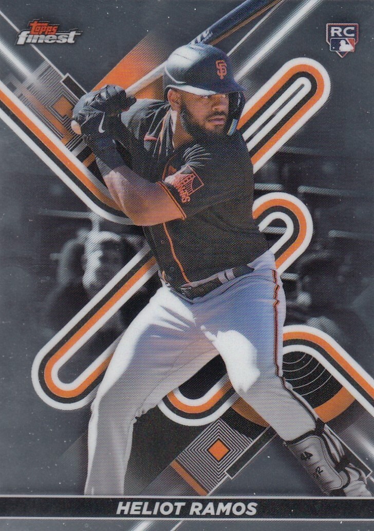 HELIOT RAMOS FINEST ROOKIE CARD RC SAN FRANCISCO GIANTS #82 2022 22 TOPPS