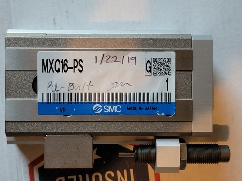 SMC MXQ16-30BS Slide Table w/Shock Absorber REBUILT UNIT W/MXQ16-PS - Picture 3 of 6