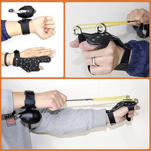 Catapult Fishing Darts Reel Set Fishing Slingshot Kit Outdoor Archery Hunting - Picture 7 of 8