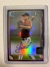 2015 Bowman Chrome Prospects Purple Refractor /250 Yoan Lopez #BCAP-YL Auto