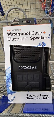 EcoXGear Extreme 2 Waterproof Case & Bluetooth Speaker, Black
