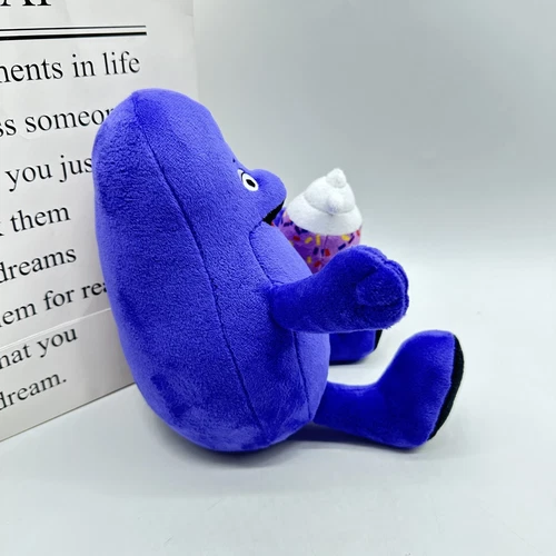 The Grimace Shake Plüsch Puppe Actionfigur Stofftiere Sammlung Geburtstagsgeschenk - Bild 7 von 7