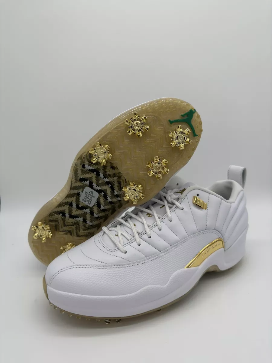 Nike Air Jordan 12 Low Golf Masters Metallic Gold DM0106-117 Men’s Sz 11 B-Grade