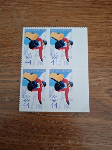 US Plate Block Scott #4436 44c Vancouver Olympics [4] MNH F/VF - Bild 1 von 2