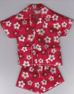 Homemade Doll Clothes-AWESOME Print Cabana Set fits Ken Doll C1